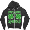 stop starting at my shamrocks Zipper Hoodie