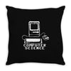 computer science pc nerd gamer zocker shooter funny Throw Pillow