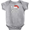 I Love Party With Santa Baby Onesie