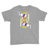 party king design funny humor cool graph baseball Youth Tee