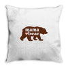 Mama love bear Throw Pillow