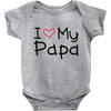 I Love My Papa Baby Bodysuit