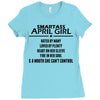 Smartass April Girl Ladies Fitted T-Shirt