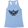 zelda logo black logo Racerback Tank