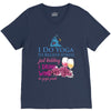 yoga and wine V-Neck Tee