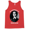 on wednesdays we wear black Tank Top