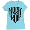 rock music Ladies Fitted T-Shirt