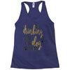 IT'S NOT DRINKING ALONE IF YOUR DOG IS HOME Racerback Tank