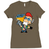 mayor lazer Ladies Fitted T-Shirt