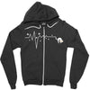 Scary Cat Zipper Hoodie