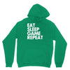eat sleep game repeat Unisex Hoodie