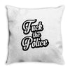 fuck the police Throw Pillow