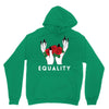 equality white Unisex Hoodie