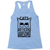cats are fucking awesome Racerback Tank