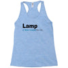 lamp   brick tamland likes this facebook thumbs up mens white t shirt Racerback Tank