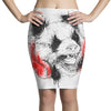 panda roar scratch Pencil Skirts