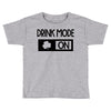 drink mode on Toddler T-shirt