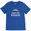 save the badgers V-Neck Tee