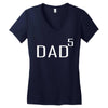 dad of 5 Women's V-Neck T-Shirt