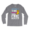 Forget Glass Slippers This Princess Wears Fire Boots Long Sleeve Shirts