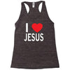 i love jesus Racerback Tank