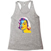 pop art marilyn monroe Racerback Tank