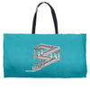 some game involving falling blocks in the style of m.c. escher Weekender Totes