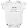 kung fu fighting Baby Bodysuit