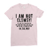 i'm not clumsy Ladies Fitted T-Shirt