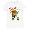 party dude Ladies Fitted T-Shirt