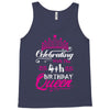 Celebrating With the 4th Birthday Queen Tank Top