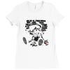 smoking kills Ladies Fitted T-Shirt