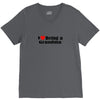 i love being a grandma V-Neck Tee