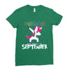 september born unicorns Ladies Fitted T-Shirt