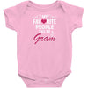 My Favorite People Call Me Gram Baby Onesie