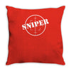 sniper fun Throw Pillow