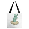 elizabethan dilophosaurus Tote Bags