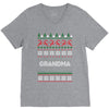 ugly christmas grandma V-Neck Tee