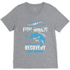 I'm A Fish-oholic On The Road To Recovery V-Neck Tee