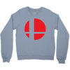 smash bros tribute unisex vinyl Crewneck Sweatshirt