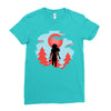 adventure girl Ladies Fitted T-Shirt