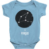 Virgo Zodiac Sign Minimal Design Baby Bodysuit