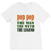 pop pop the man the myth the legend V-Neck Tee