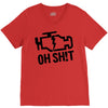 oh sh!t V-Neck Tee