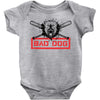 bad dog 5 Baby Bodysuit