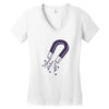 powerful magnet Women's V-Neck T-Shirt