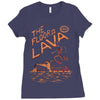 the floor is lava Ladies Fitted T-Shirt