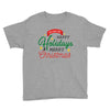 we wish you happy holidays &amp; merry christmas Youth Tee