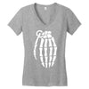 bones grenade jesse pinkman breaking the bad fully printed Women's V-Neck T-Shirt