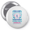 Never Underestimate the Strength of a Thyroid Cancer Warrior Pin-back button